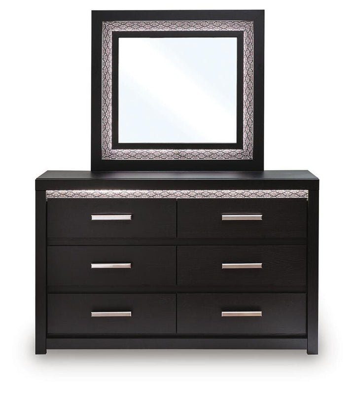 Brizmore Dresser and Mirror - Black (3)
