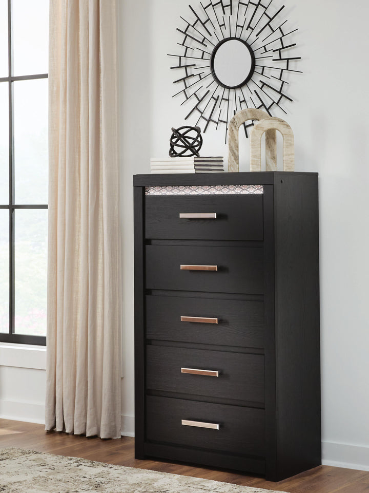 Brizmore Chest of Drawers - Black (2)