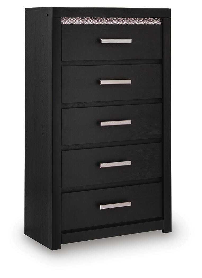 Brizmore Chest of Drawers - Black (1)