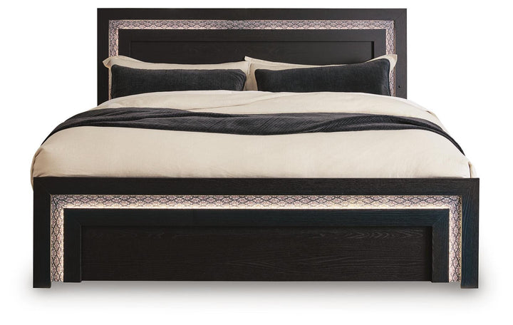 Brizmore King Panel Bed - Black (3)