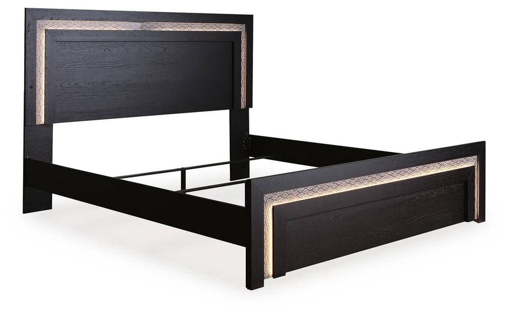 Brizmore King Panel Bed - Black (4)