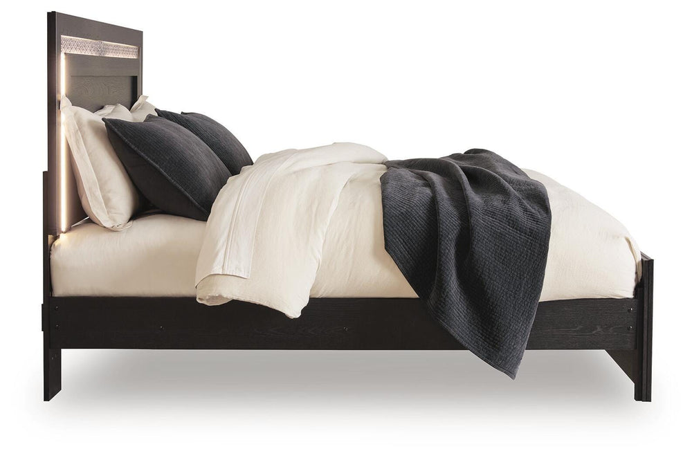 Brizmore King Panel Bed - Black (5)