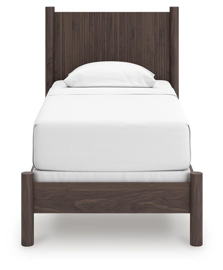 Pamytta Twin Panel Bed - Dark Brown (4)