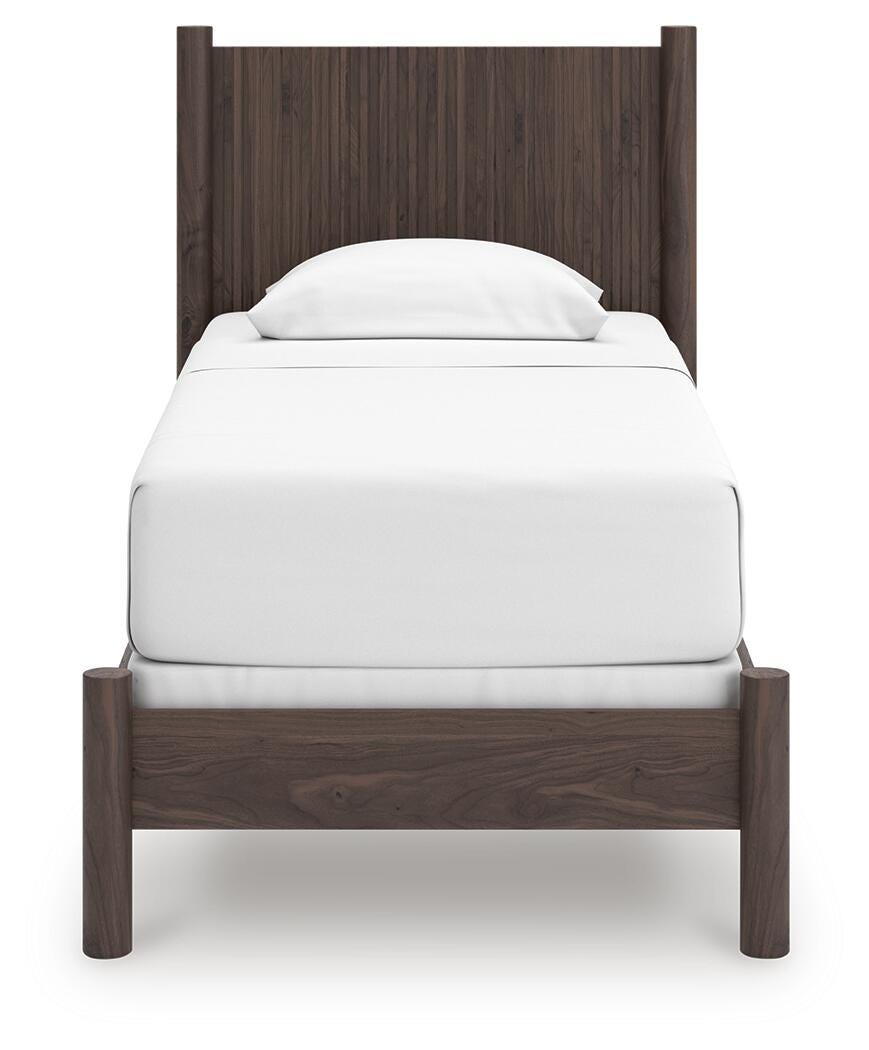 Pamytta Twin Panel Bed - Dark Brown (4)