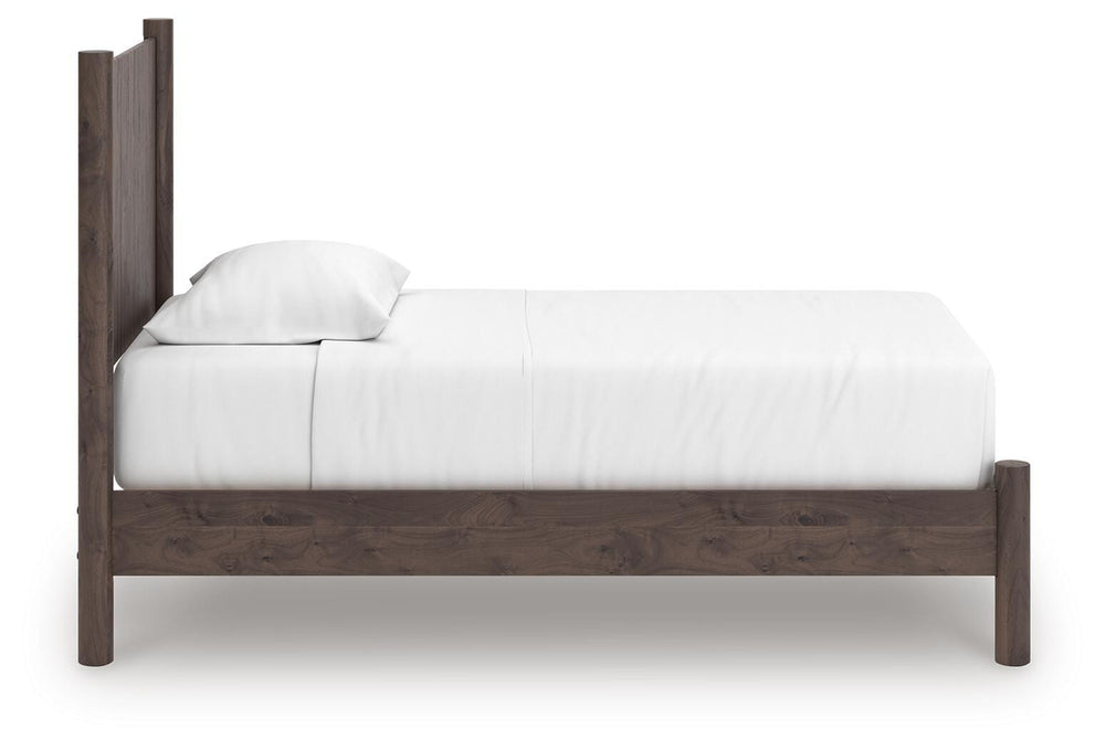 Pamytta Twin Panel Platform Bed - Brown (5)