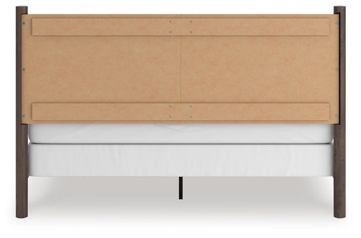 Pamytta King Panel Bed - Dark Brown (6)