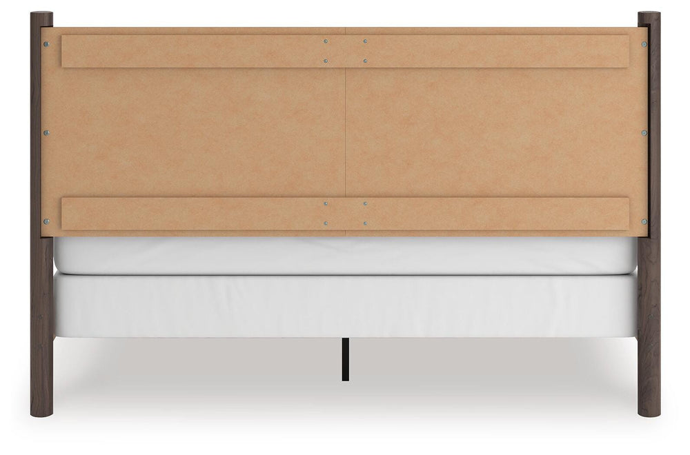 Pamytta King Panel Bed - Dark Brown (6)
