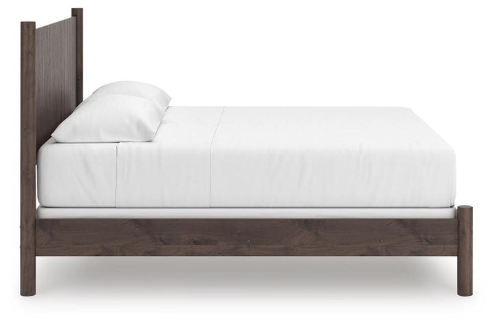 Pamytta King Panel Bed - Dark Brown (5)