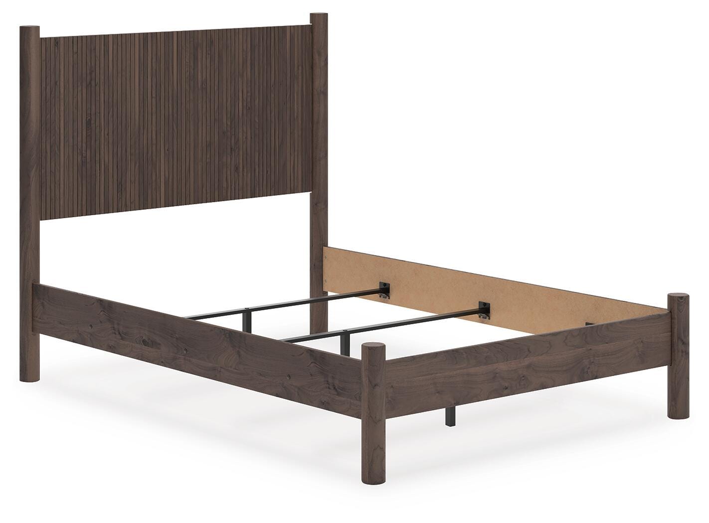 Pamytta Full Panel Bed - Dark Brown (2)