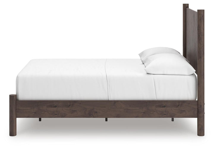 Pamytta Full Panel Platform Bed - Brown (7)
