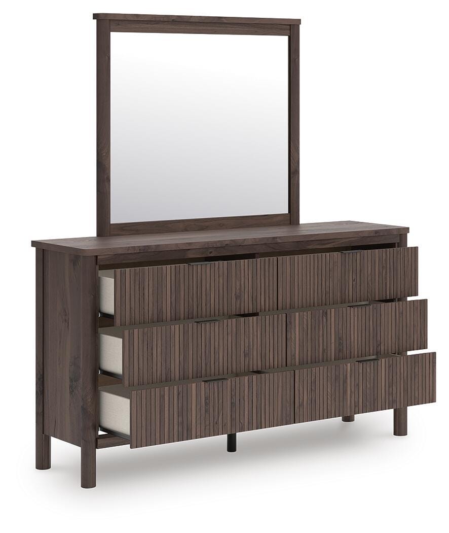 Pamytta Dresser and Mirror - Dark Brown (2)
