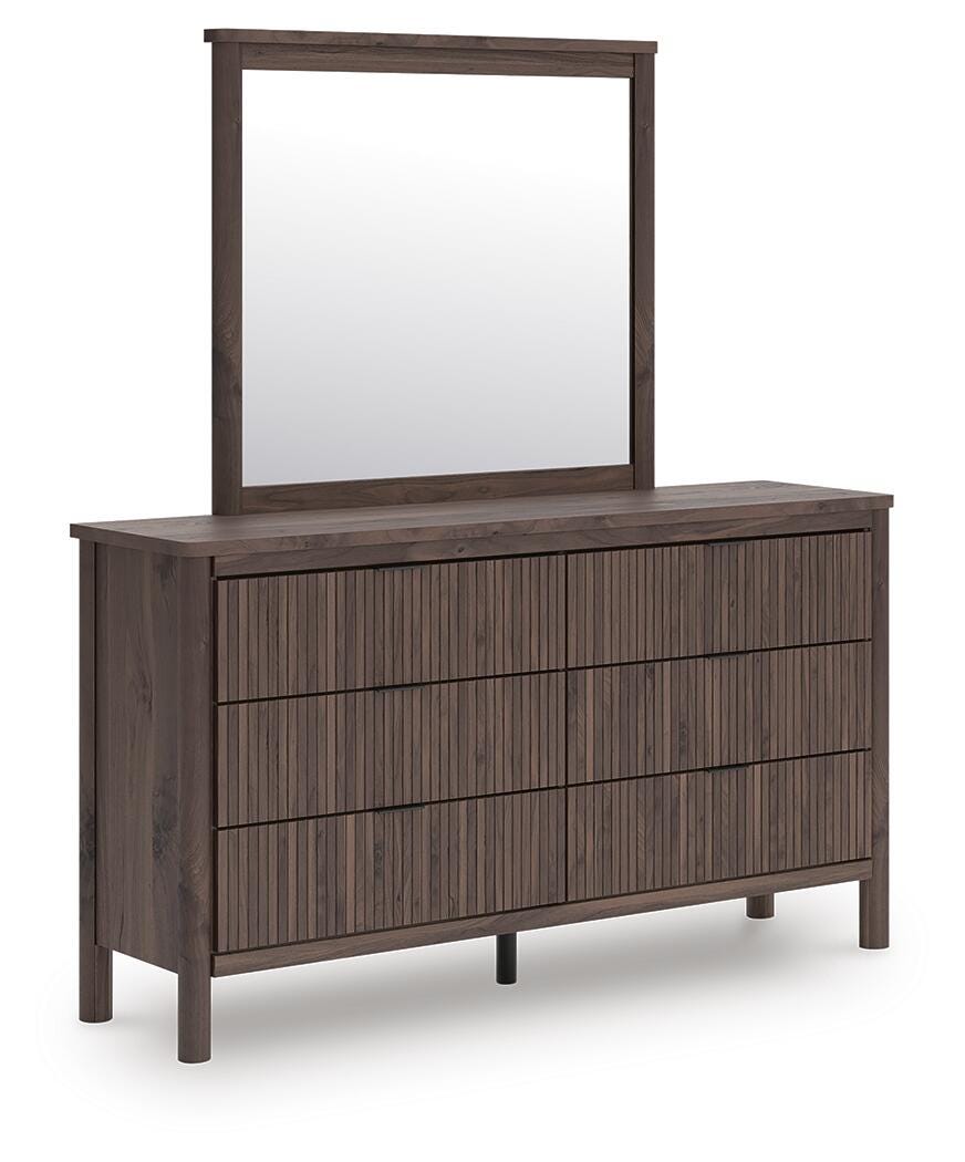 Pamytta Dresser and Mirror - Dark Brown (1)