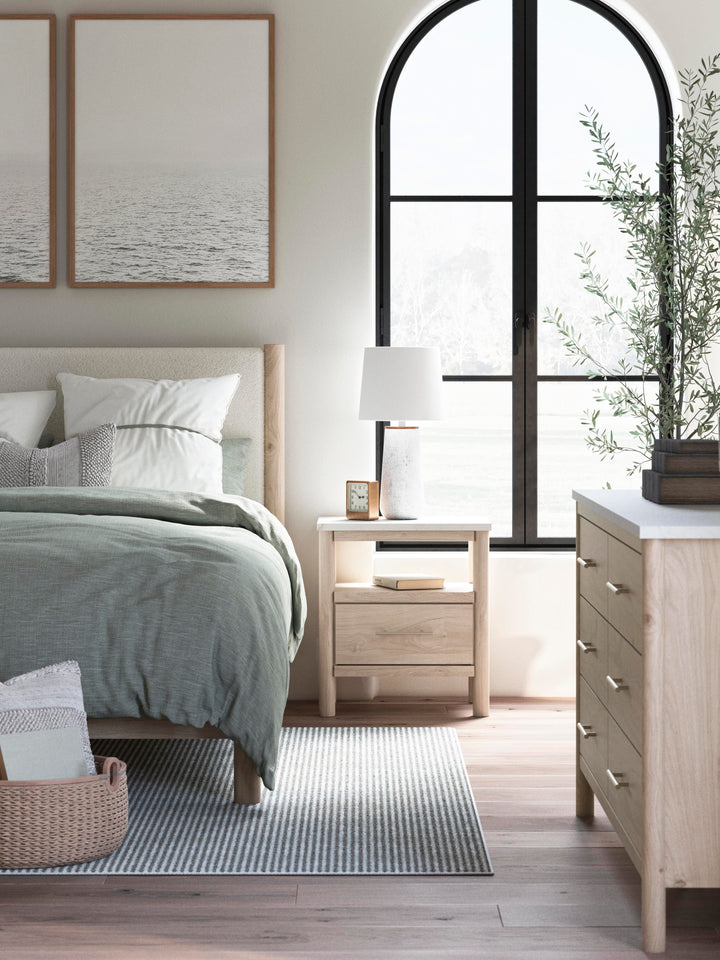 Cadmori Nightstand - Beige (13)