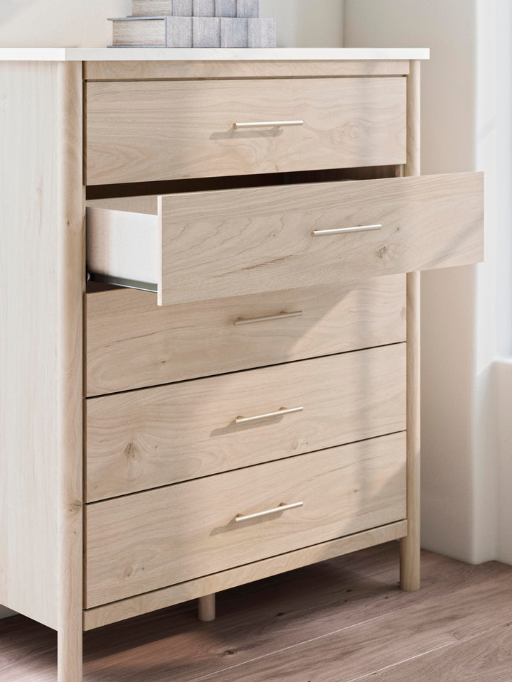 Cadmori Chest of Drawers - Beige (10)