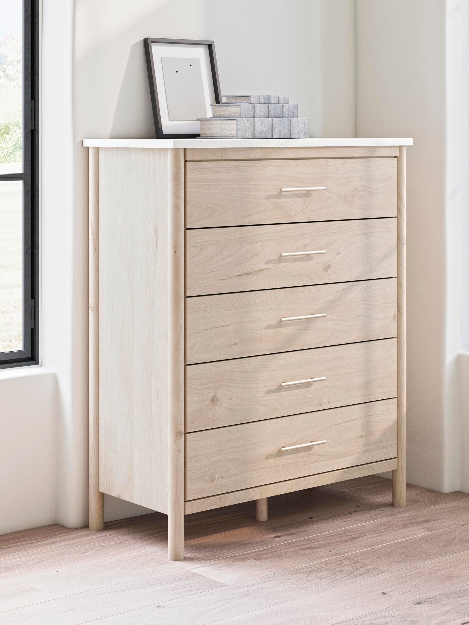 Cadmori Chest of Drawers - Beige (2)