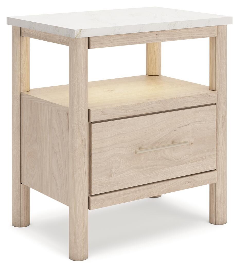 Cadmori Nightstand - Beige (3)