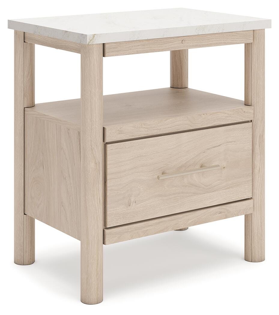 Cadmori Nightstand - Beige (1)