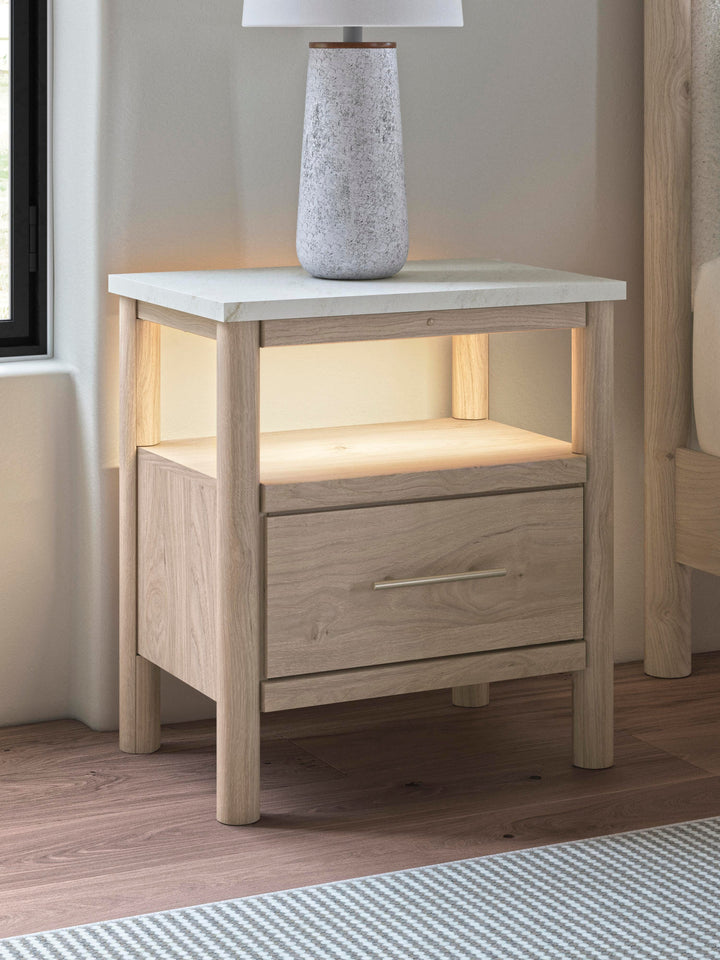 Cadmori Nightstand - Beige (12)
