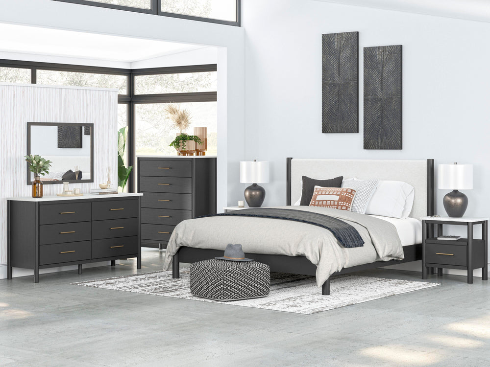 Cadmori Dresser and Mirror - Black (10)
