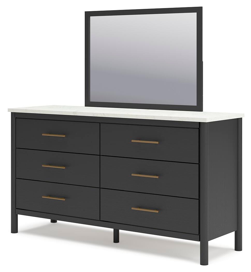 Cadmori Dresser and Mirror - Black (3)
