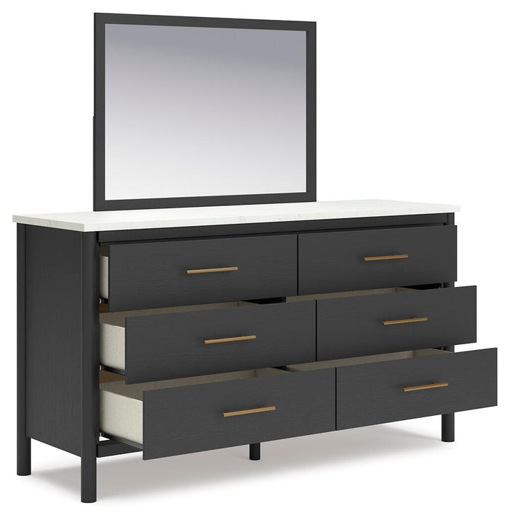 Cadmori Dresser and Mirror - Black (4)