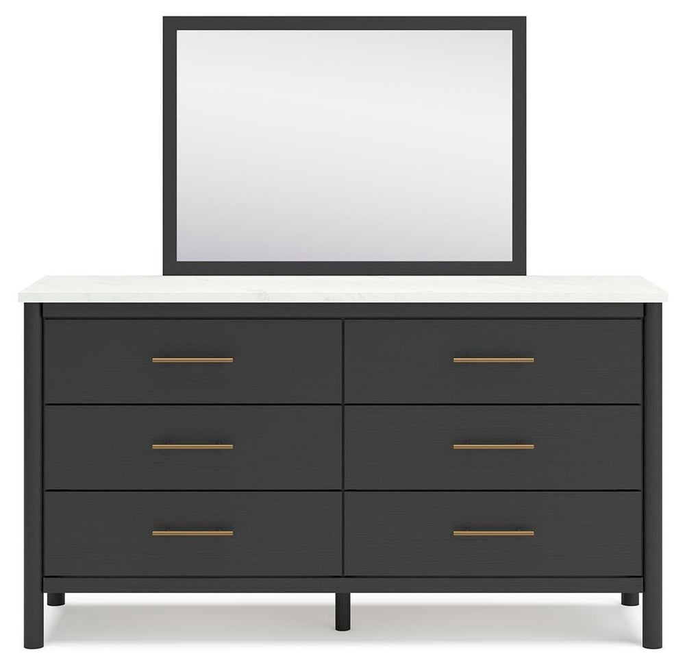 Cadmori Dresser and Mirror - Black (5)