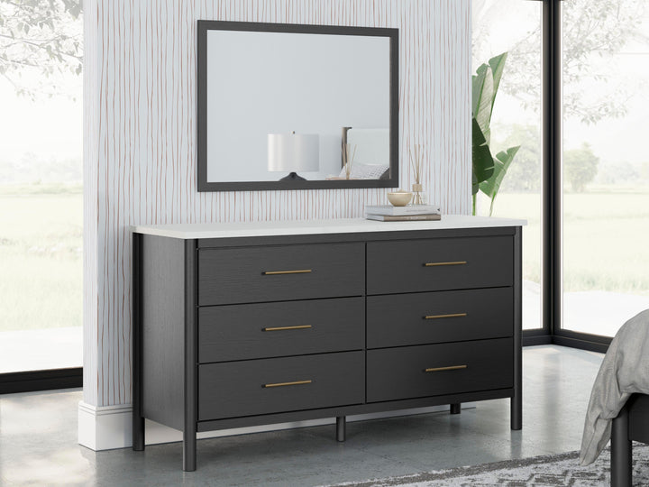 Cadmori Dresser and Mirror - Black (2)
