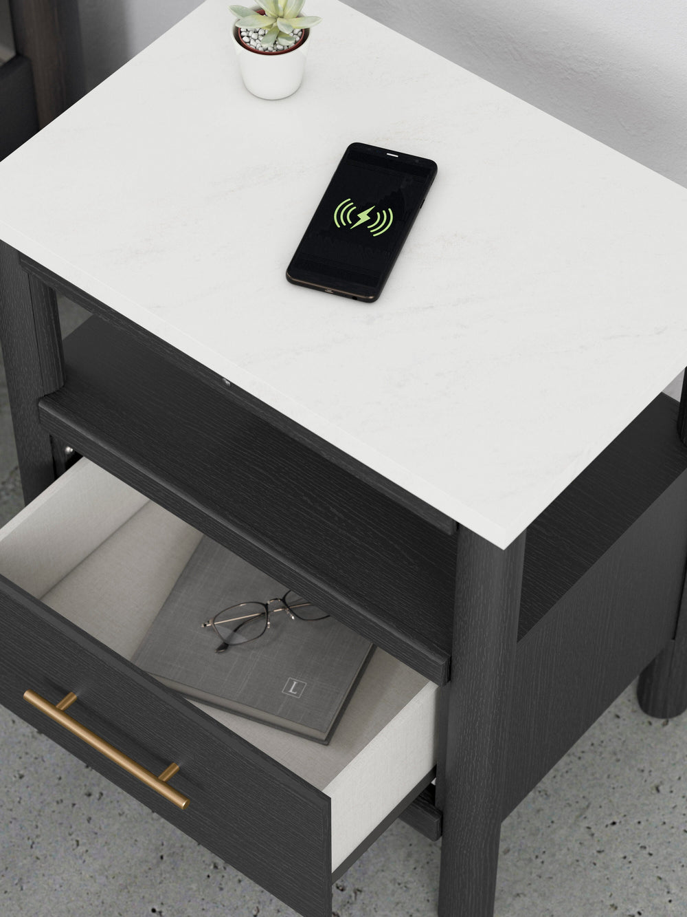 Cadmori Nightstand - Black (11)