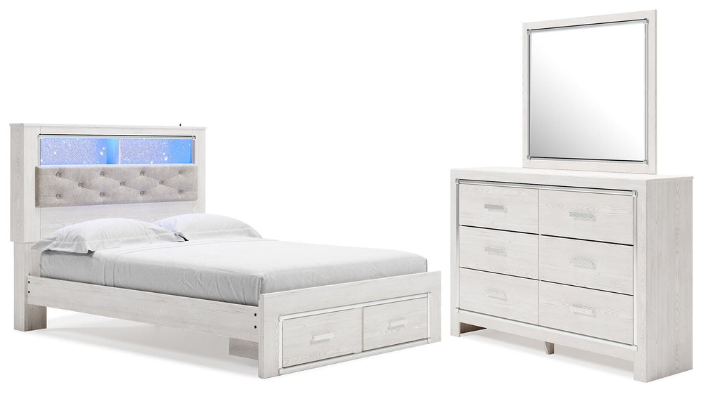 Altyra Queen Panel Storage Bed, Dresser, Mirror and 2 Nightstands (1)