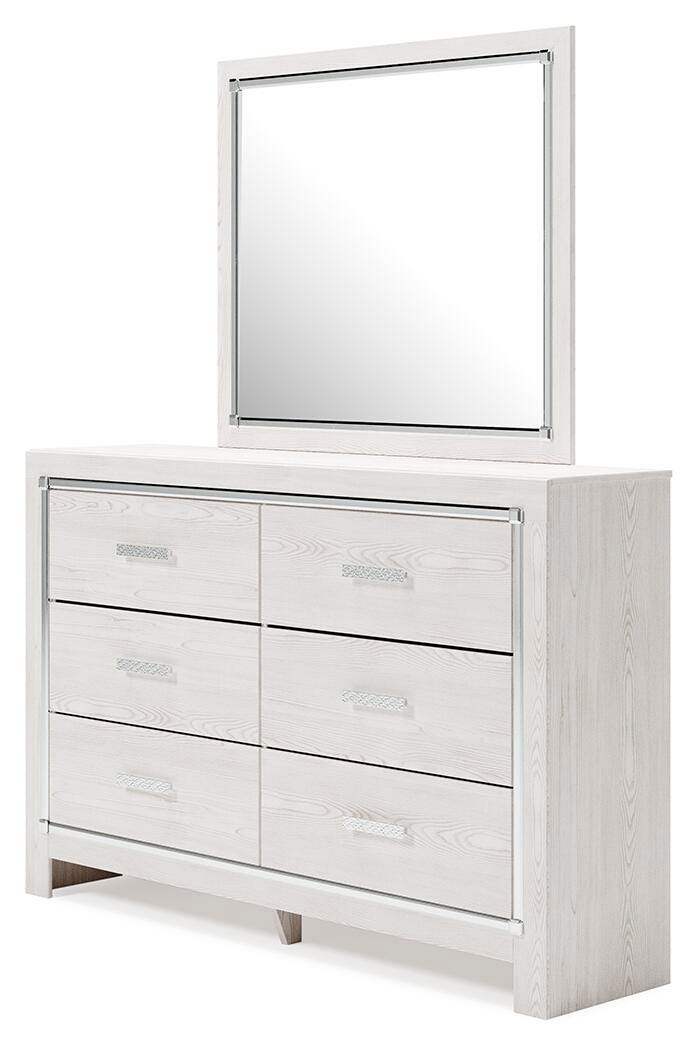 Altyra Queen Panel Storage Bed, Dresser, Mirror and 2 Nightstands (8)