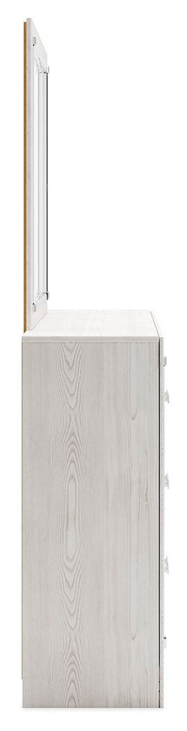 Altyra Queen Upholstered Panel Storage Bed, Dresser and Mirror (5)