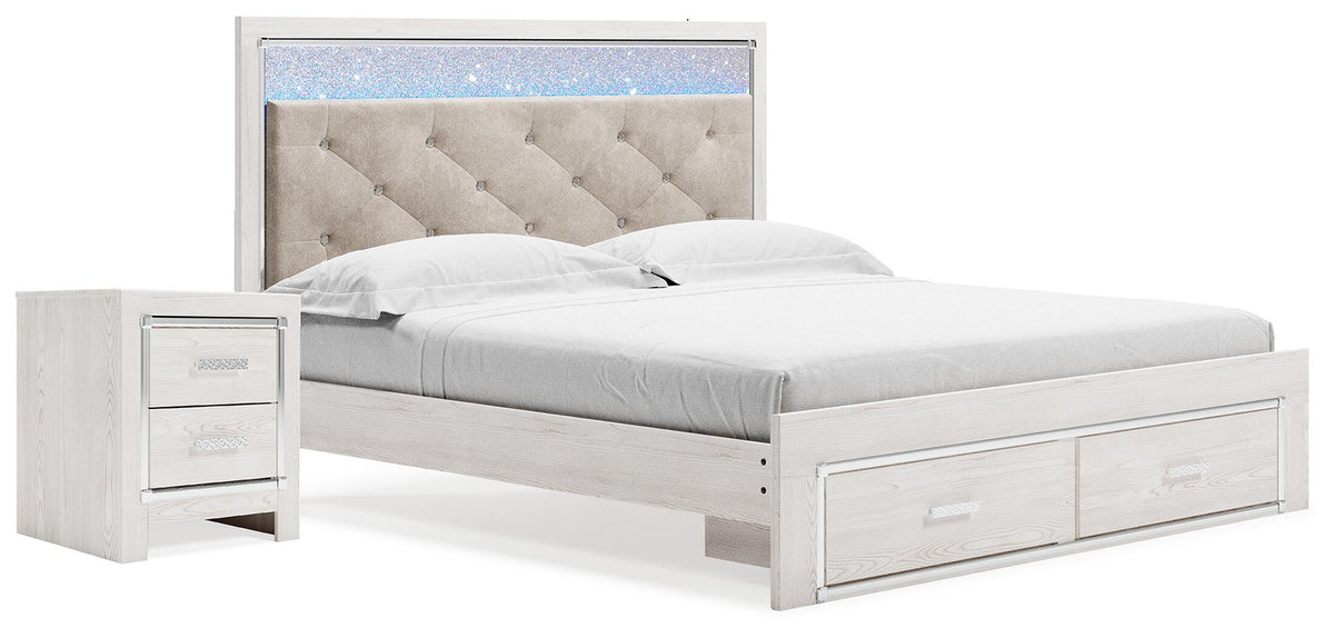 Altyra King Storage Panel Bed and Nightstand (1)