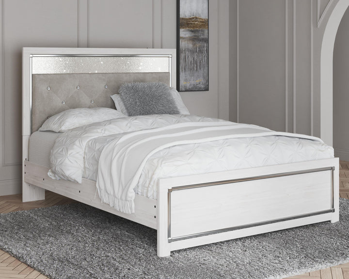 Altyra Queen Panel Bed - White (2)