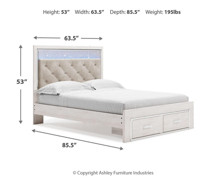 Altyra Queen Upholstered Panel Storage Bed, Dresser and Mirror (16)