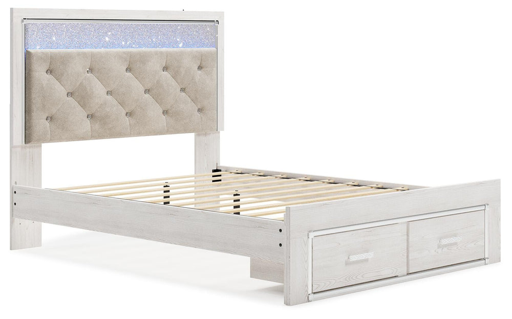 Altyra Queen Upholstered Panel Storage Bed, Dresser and Mirror (15)