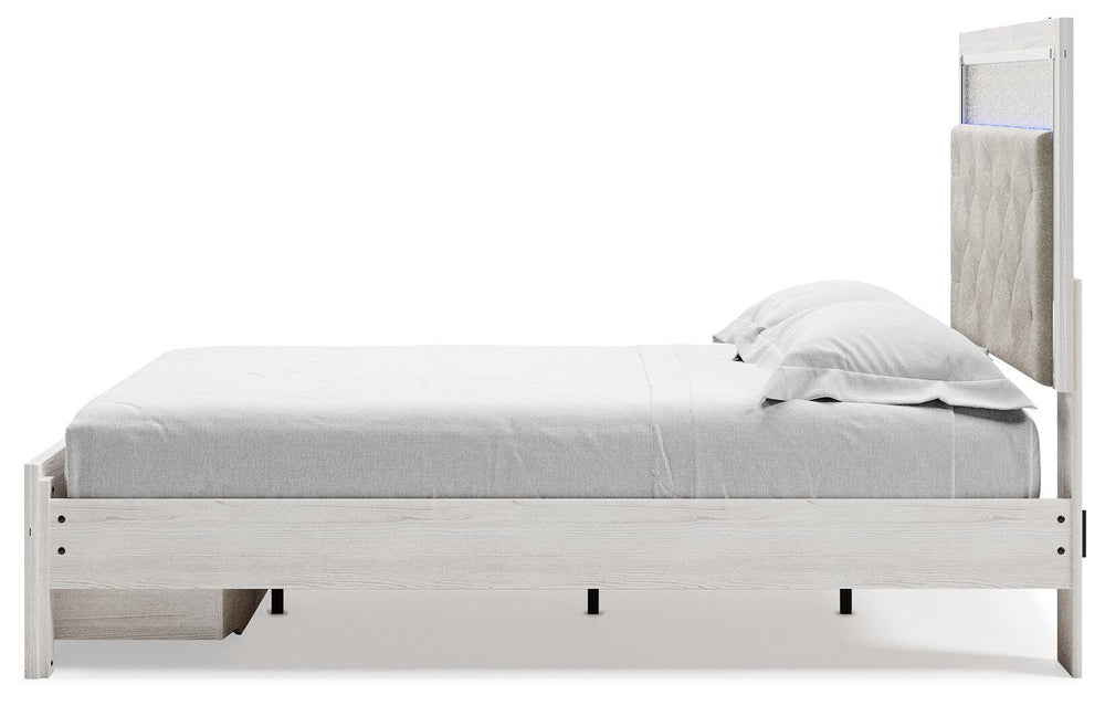 Altyra Queen Storage Bed, Dresser Mirror, Chest and 2 Nightstands - White (22)
