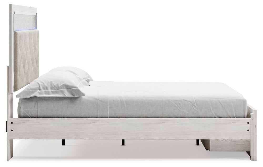 Altyra Queen Storage Bed, Dresser Mirror, Chest and 2 Nightstands - White (20)