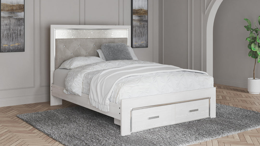 Altyra Queen Upholstered Panel Storage Bed, Dresser and Mirror (18)