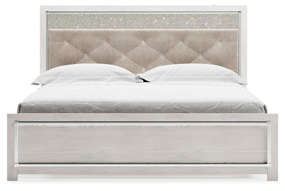 Altyra King Panel Bed - White (3)