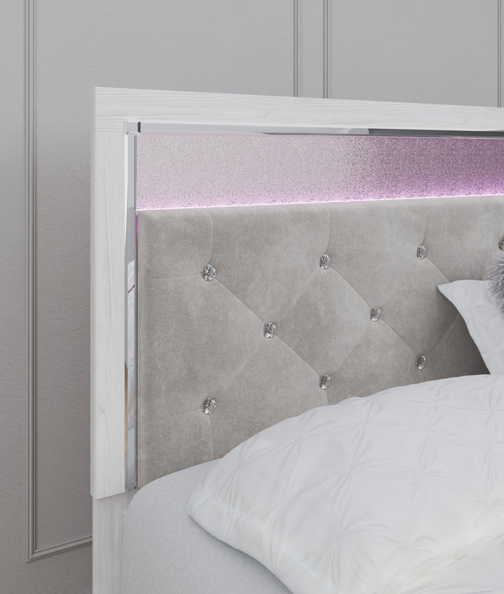 Altyra King Panel Bed - White (7)