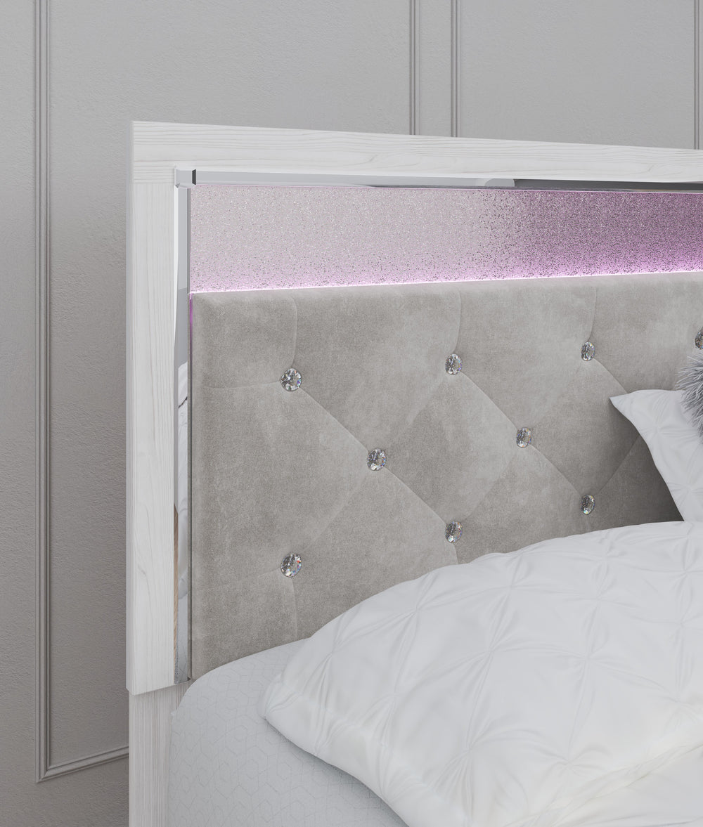 Altyra King Panel Bed - White (7)