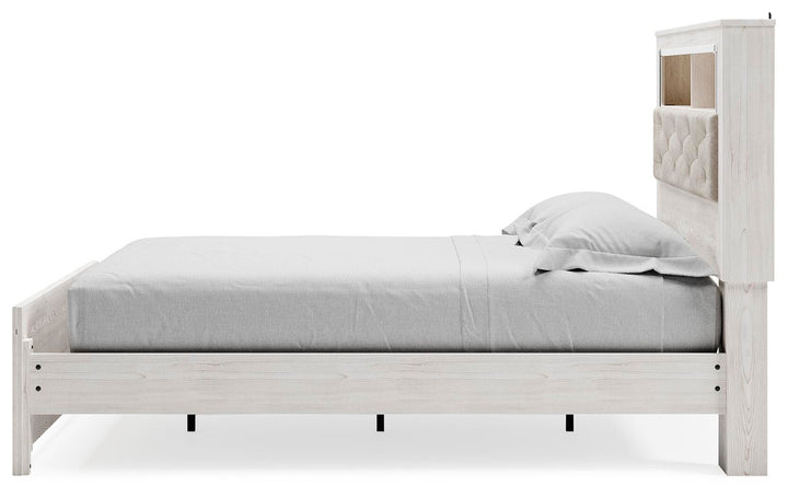 Altyra Queen Panel Bookcase Bed - White (7)