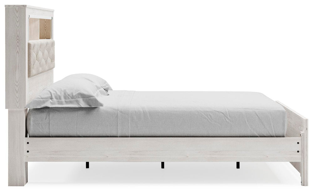 Altyra Queen Panel Bookcase Bed - White (6)