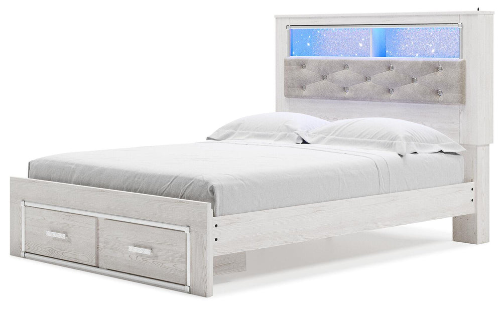 Altyra Queen Panel Storage Bed, Dresser, Mirror and 2 Nightstands (15)