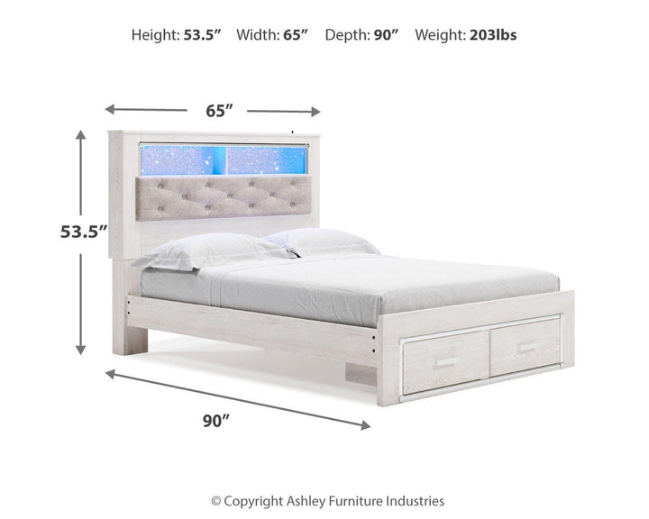 Altyra Queen Panel Storage Bed, Dresser, Mirror and 2 Nightstands (17)
