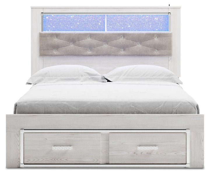 Altyra Queen Panel Storage Bed, Dresser, Mirror and 2 Nightstands (10)