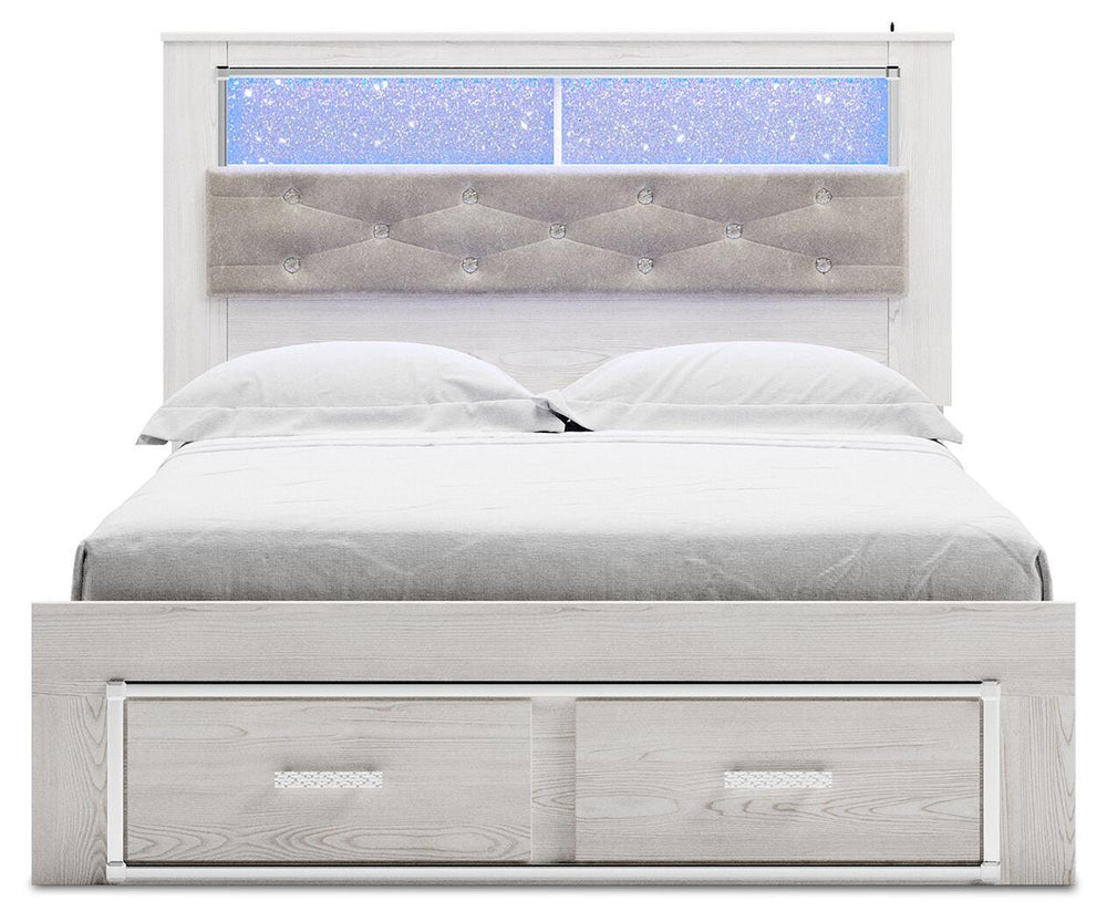 Altyra Queen Panel Storage Bed, Dresser, Mirror and 2 Nightstands (10)