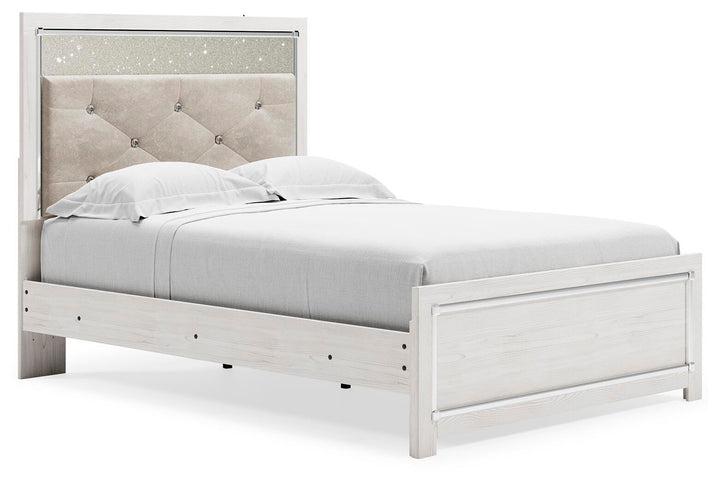 Altyra Full Panel Bed - White (1)