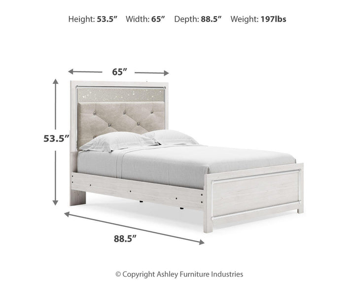 Altyra Full Panel Bed - White (9)