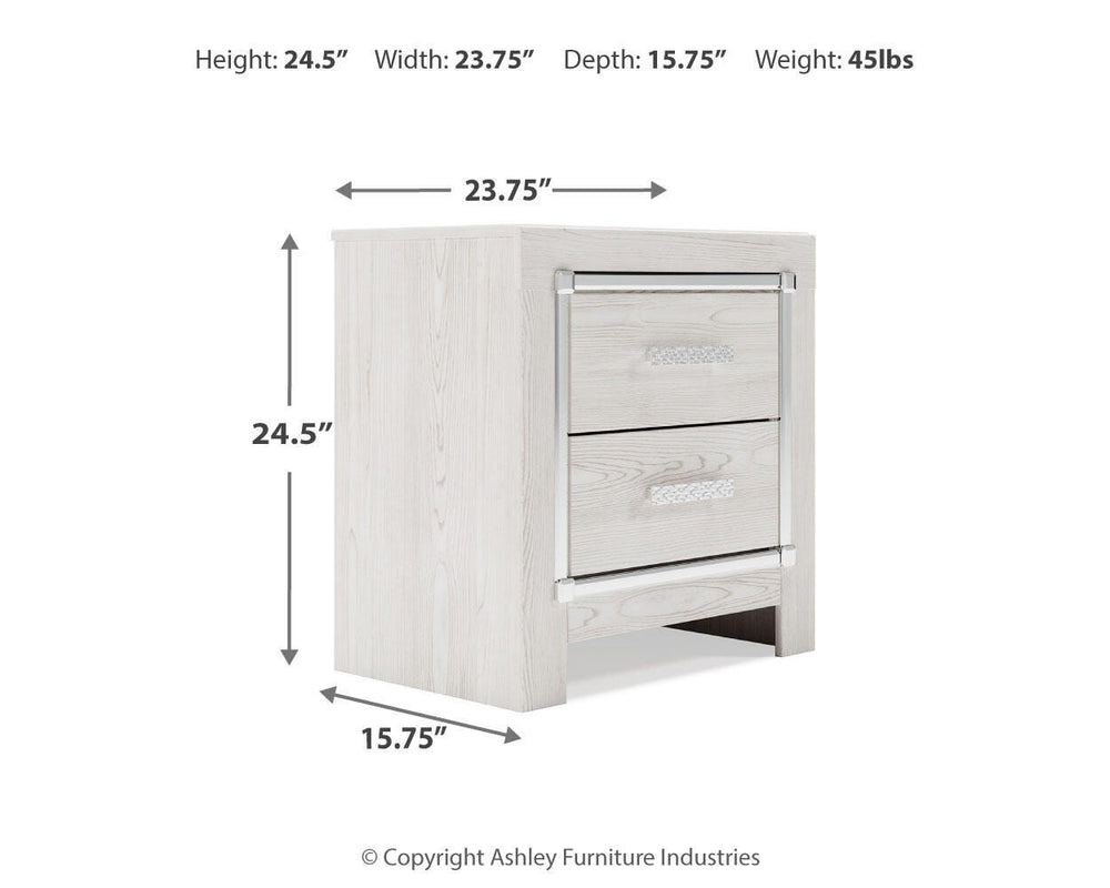 Altyra Nightstand - White (4)